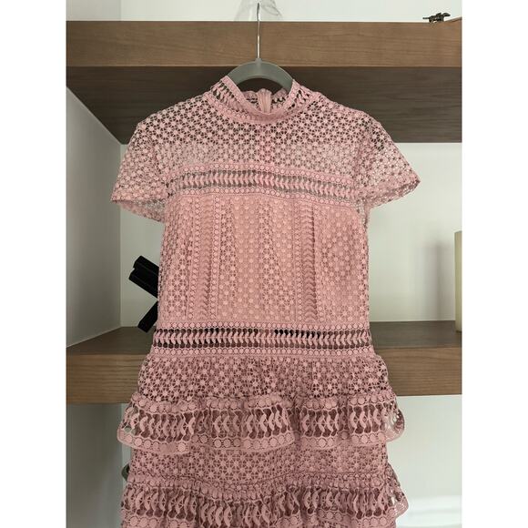 Romeo + Juliet Couture Ruffled Lace Dress - Picture 3 of 7